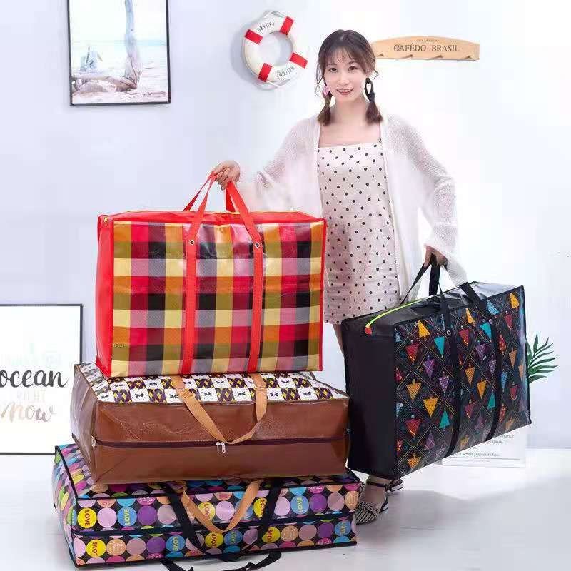 Sacola Bolsa Feira GRANDE 80cm Sacoleira Mudança Viagem