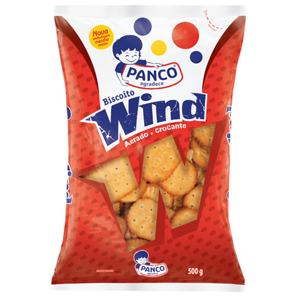 Biscoito Salgado Wind 500g Unidade - Panco