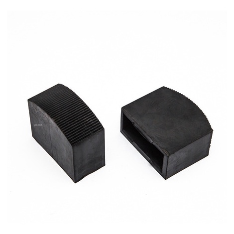 Sapata Ponteira De Borracha 20 X 60mm  Para Escada  Aluminio