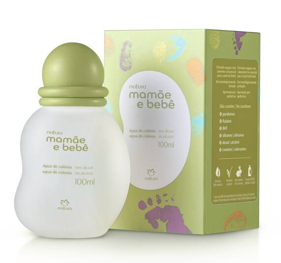 Agua De Colonia Mamae E Bebe Natura 100ml Shopee Brasil