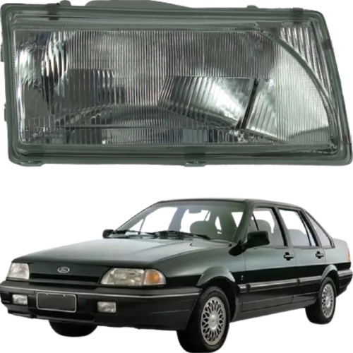 Farol Dianteiro Direito Versailles 1991 A 1997 Lente Vidro