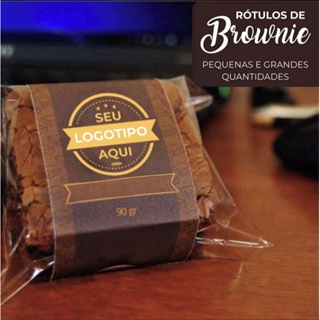 Cinta faixa pra Brownie ou palha italiana Personalizadas com sua logo em Oferta na Shopee