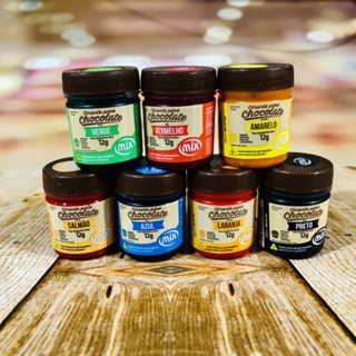 1~4 CORANTE PARA CHOCOLATE 12G MIX  7 CORES A ESCOLHA// em Oferta na Shopee