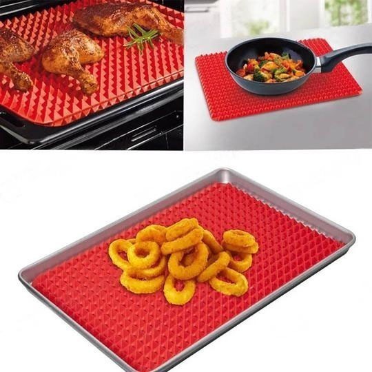 Tapete De Cozinha Culinário Piramidal Silicone Antiaderente