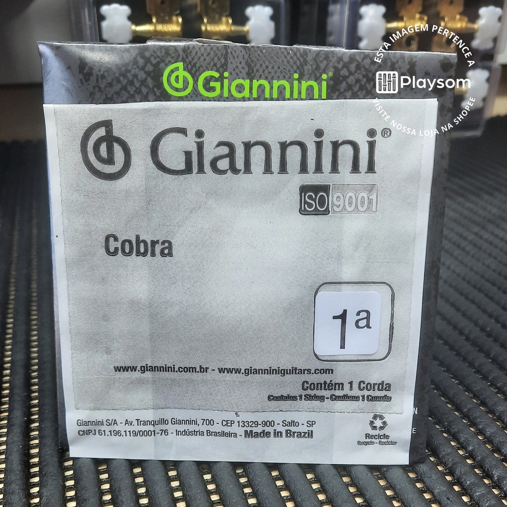 Corda Avulsa para Violão Aço 1° Mi Mizinha Giannini