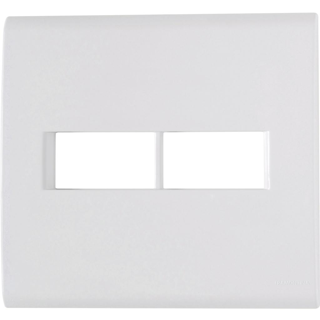 KIT 5 PLACA 4X4 2 POSTOS LIZ BRANCA TRAMONTINA 57106023