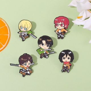 Anime Ataque ON Titan Pin Esmalte Broche De Personagem De Desenho Animado Alfinetes De Lapela Acessórios Joias Presentes Para Amigos