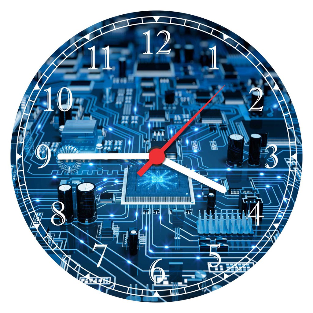 Relógio De Parede Informática Eletrônica Decorações Quartz Tamanho 50 cm Grande G002