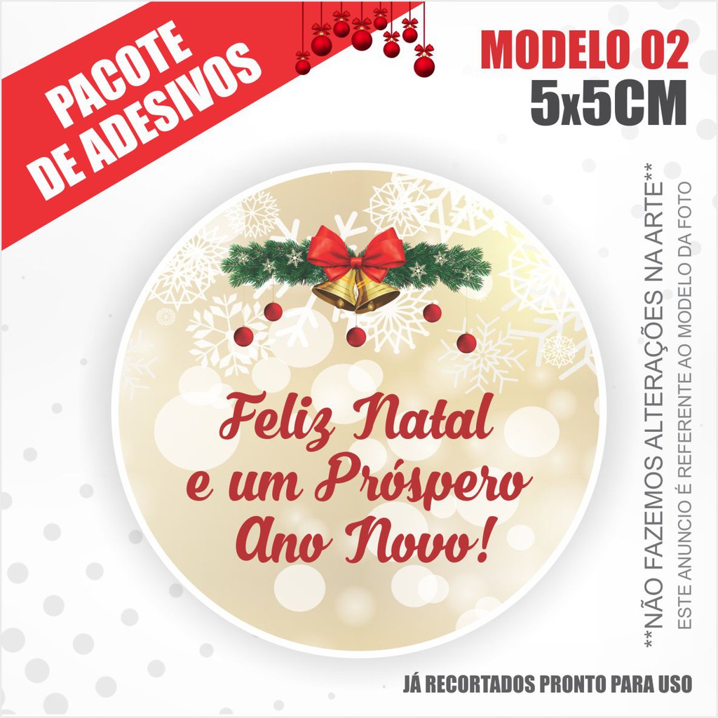 Cartela de Adesivos c/ 30 Unidades Natal Ano Novo Confraternização - 5x5cm  - LER ANUNCIO (ANUNCIO NOVO) | Shopee Brasil