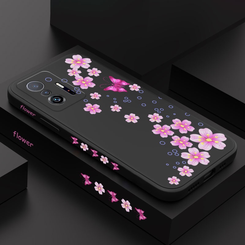 Capa De Moda Butterfly In Bloom Para Xiaomi Mi 13T 12T 11T 10T Pro Lite 9T Confortável Feel