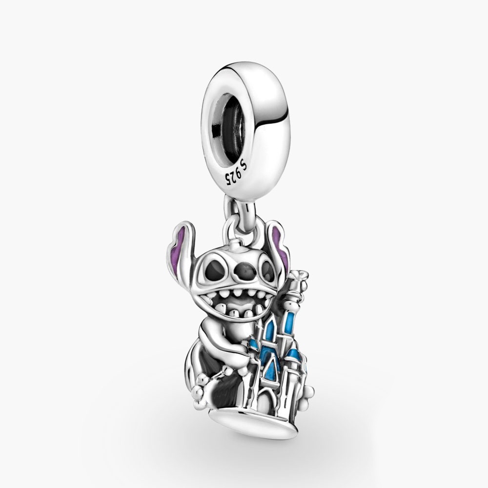 Pand * ora Acessórios Novo Ponto E Castelo Dangle Charm Pendant Silver Jewellery et Charms Presentes De Bricolage Para Senhoras/Meninas p818