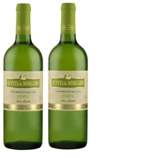 Kit Vinho Quinta Do Morgado Branco Suave 750ml 2 unidades