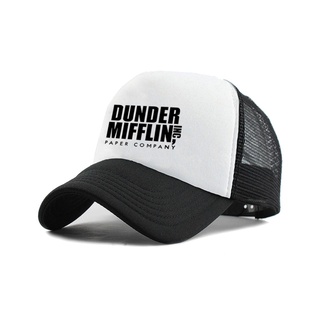 Boné Trucker Telinha Aba Curva Série The Office Dunder Mifflin