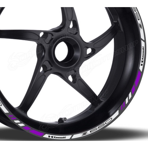 Friso Adesivo Refletivo M8 Roda Moto Kawasaki Z650 Z 650