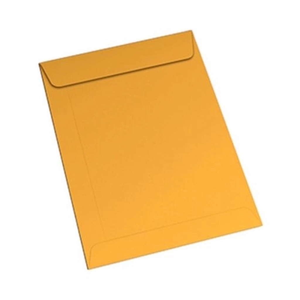 100 Unidades Envelope oficio A4 amarelo ouro 80g (34x24m) | Shopee Brasil