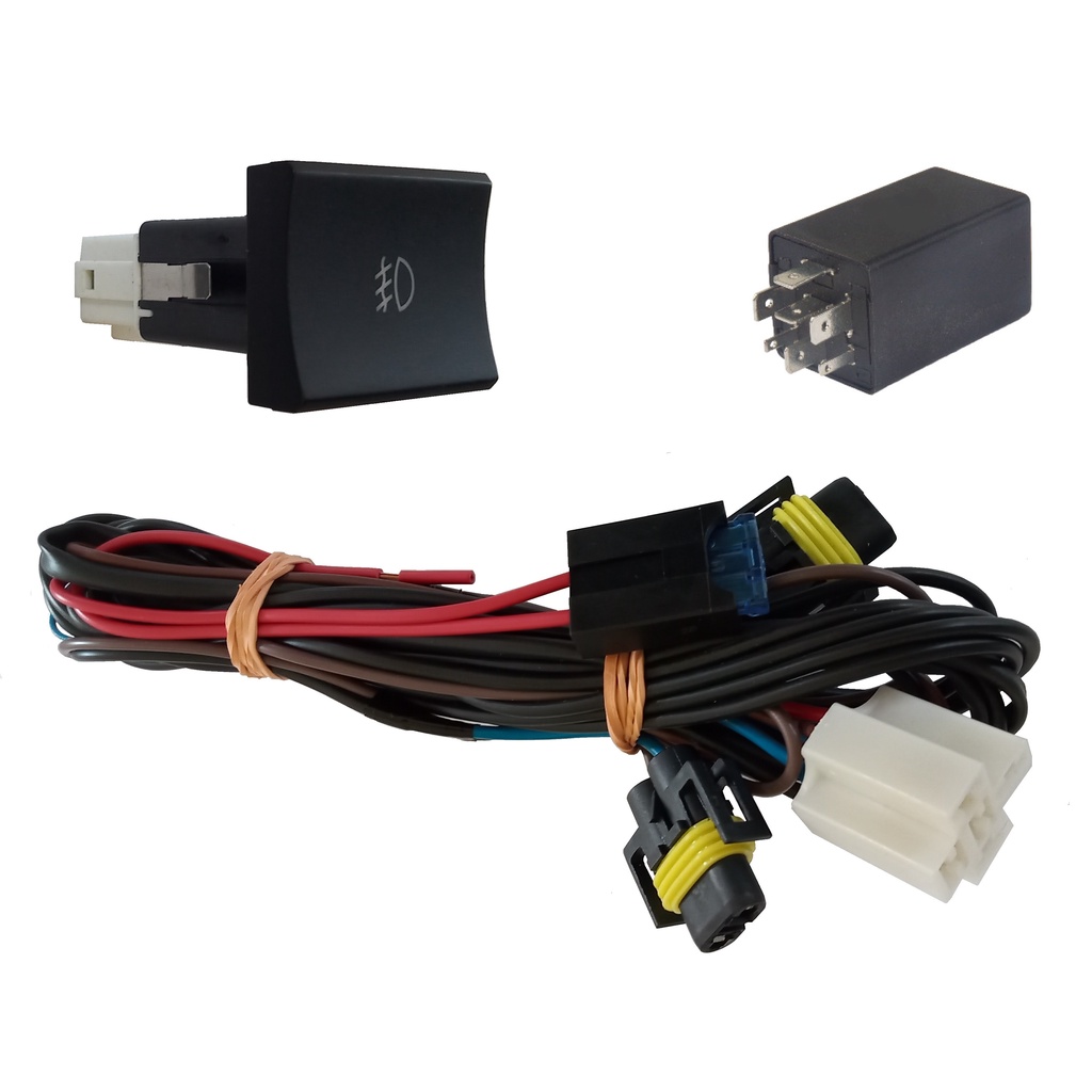 Chicote Farol Milha Do Gol G6 Botão Modelo Original E Relé em Oferta na Shopee