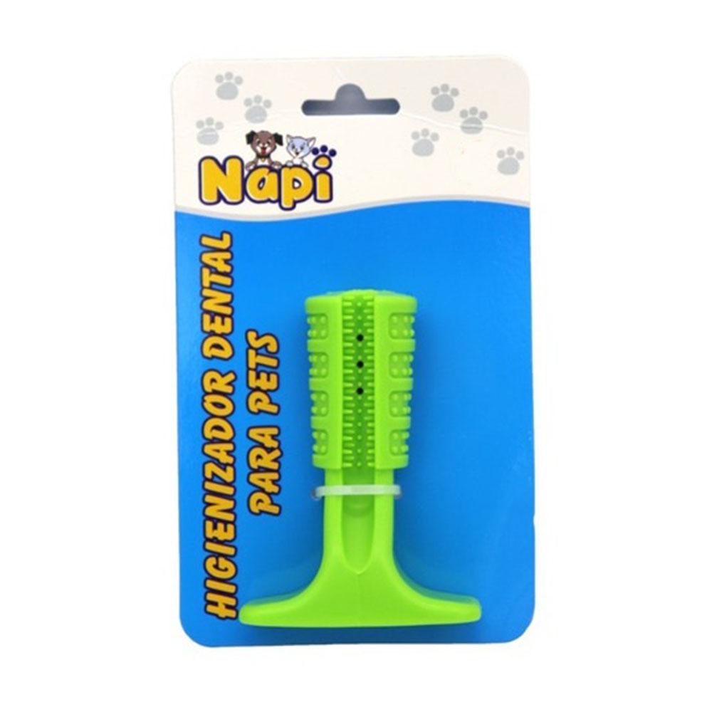 Escova de Dente Brinquedo Mordedor Interativo Napi Tamanho Grande - Pets