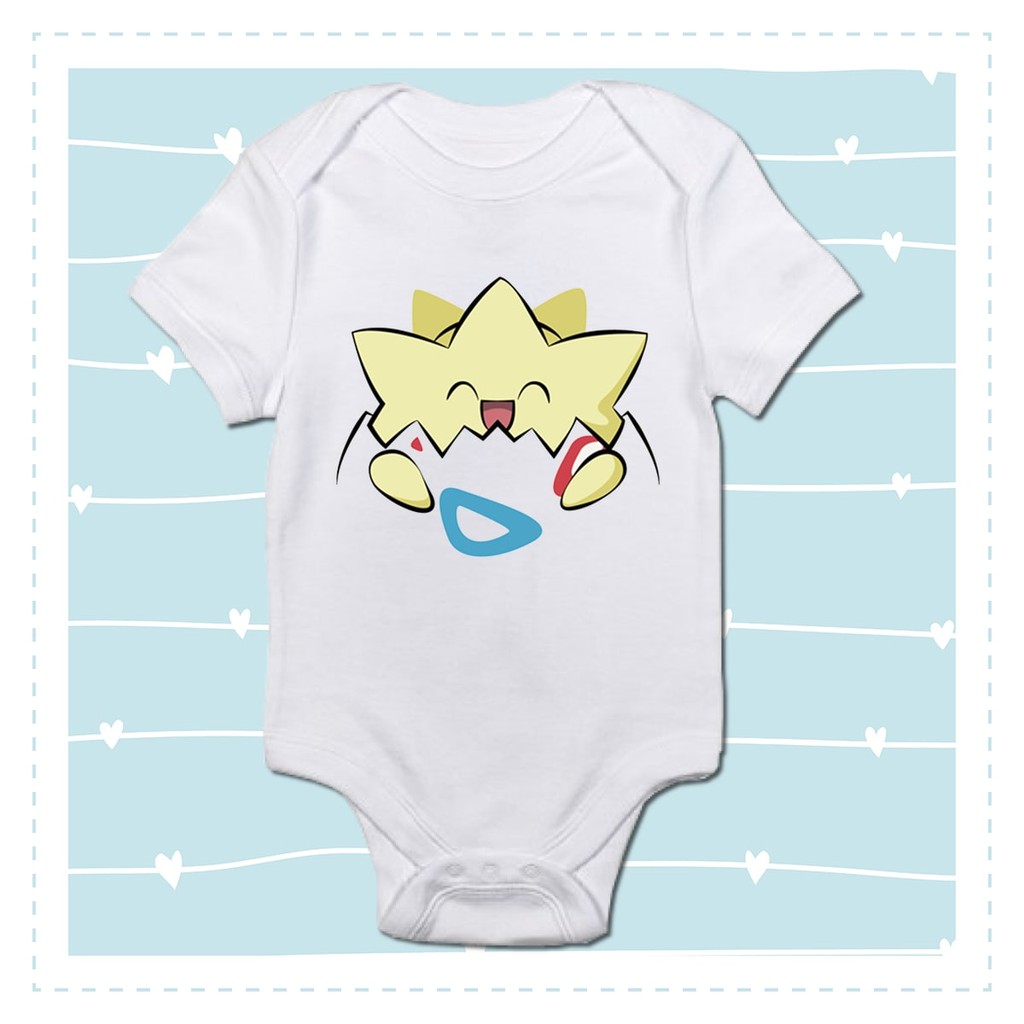 Body Roupa De Bebe Togepi Pokemon Shopee Brasil