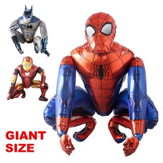 3D Grande Homem De Ferro Batman Folha Super Hero Birthday Party Decoração Suprimentos Crianças Presentes Brinquedos globos De Ar em Oferta na Shopee