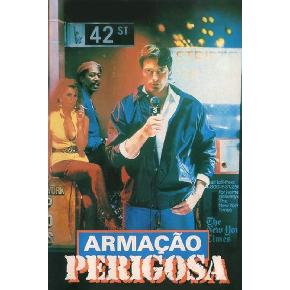 Dvd Armação Perigosa Christopher Reeve Morgan Freeman Dublado e Legendado