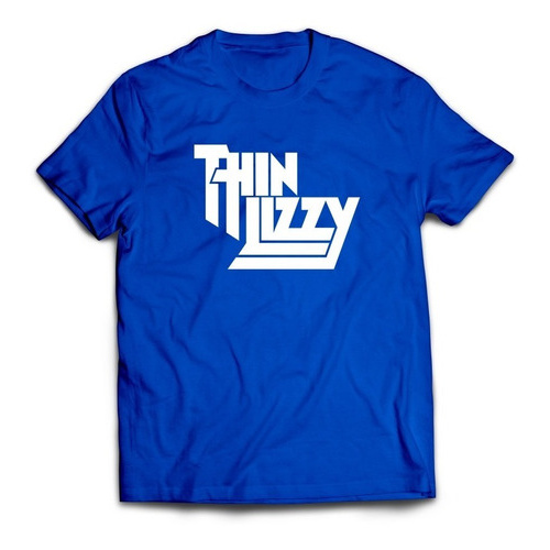 Camiseta Thin Lizzy - Logo - Camisa Banda Rock Anos 70