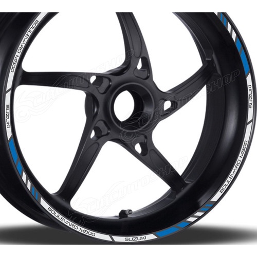 Friso Adesivo Refletivo M2 Roda Moto Suzuki Boulevard M800