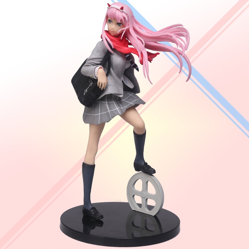 Buy Jilijia 21CM Anime Darling In The FranXX Zero Two Action Figure Version Statue Decoration Model Figure Cute Beautiful Girl Series