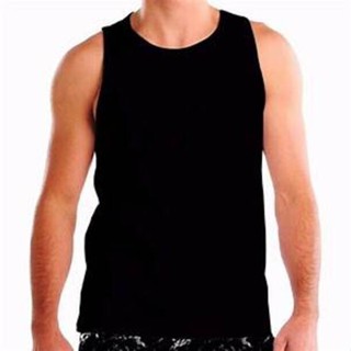 Regata Masculina 100% Algodão Em Fio 30 Penteado em Oferta na Shopee