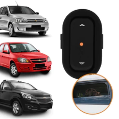 Botão Interruptor Vidro Elétrico Simples Corsa Celta Montana Astra Meriva Zafira - Estoque Real