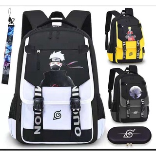 Mochila Escolar De Personagem Naruto / Kakashi Grau 1-9