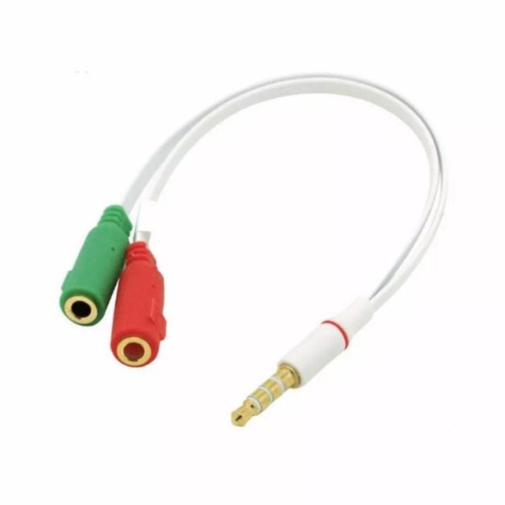 Adaptador P2 P3 Console Ps4 Xbox One PC Fone Headset Áudio