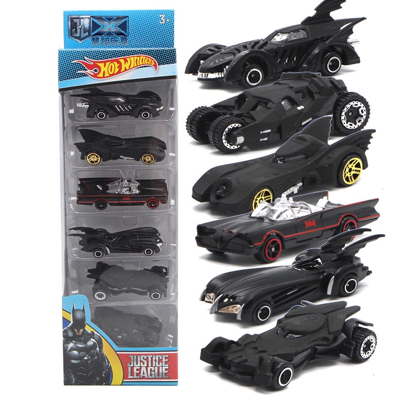 Collectibles hotwheelscarset 6pc Hot Wheels Cars Set DC Comics