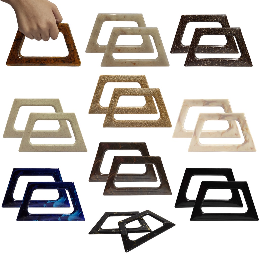 Alça para bolsa trapézio 7709 com 1 par (Plástica)