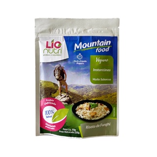 Comida Liofilizada Risoto de funghi Mountain food em Oferta na Shopee