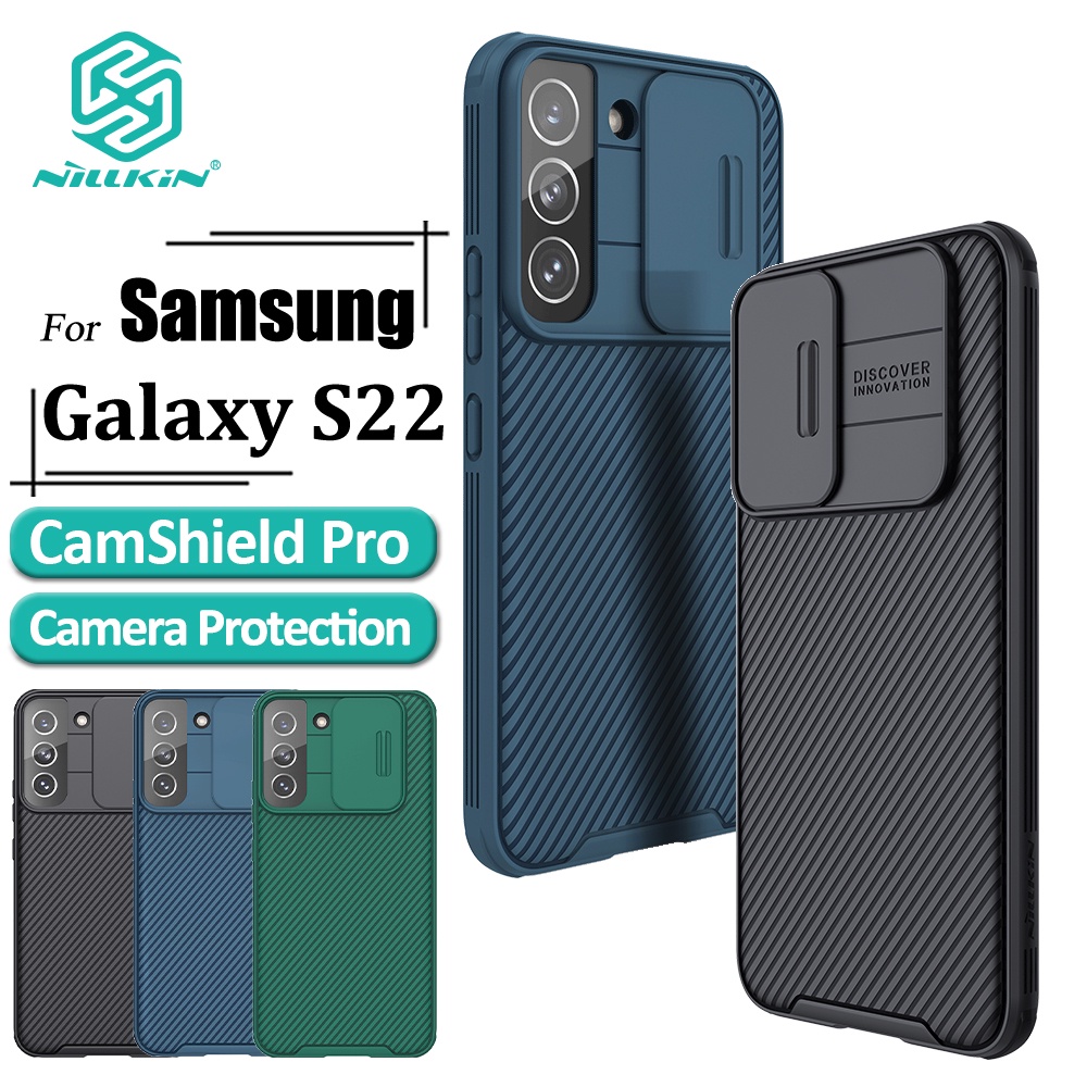 Nillkin CamShield Pro Caso De Telefone TPU PC Câmera Para Samsung Galaxy S22 Slider Luxo À Prova De Choque Tampa Traseira - Mobile & Gadgets