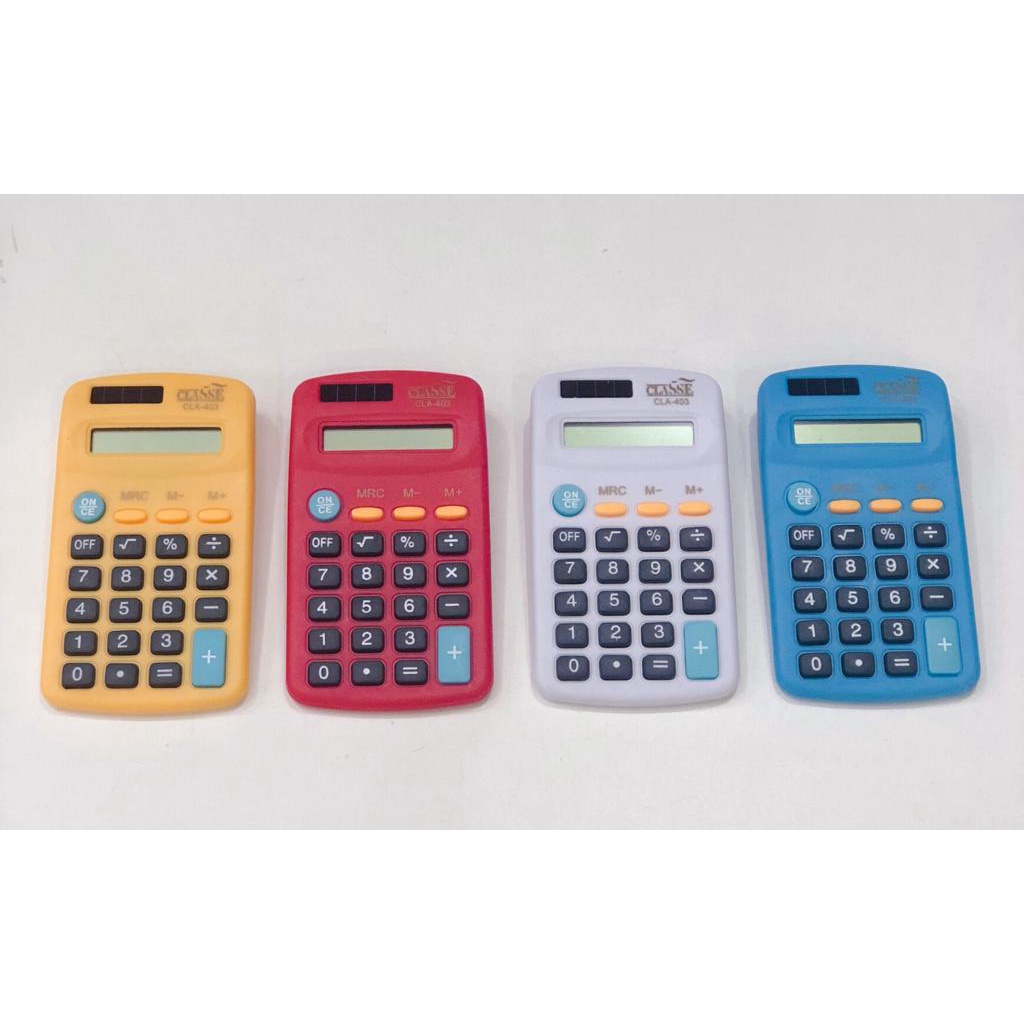 Calculadora Eletrônica Mini Bolso Class 6.3x11x1cm