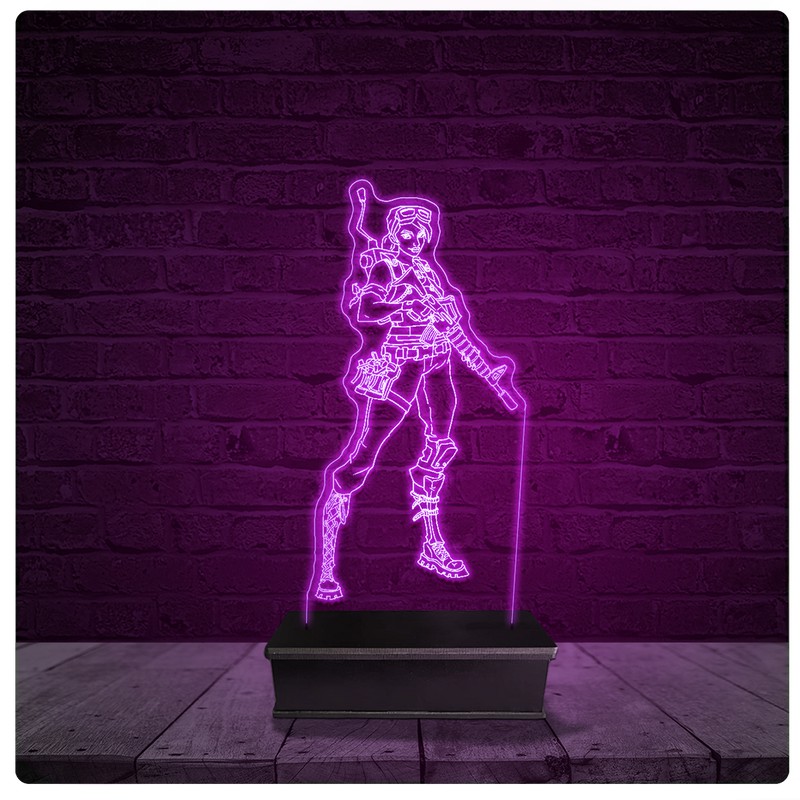 Luminária e Abajur Acrílico Led - Fortnite Jogo 02