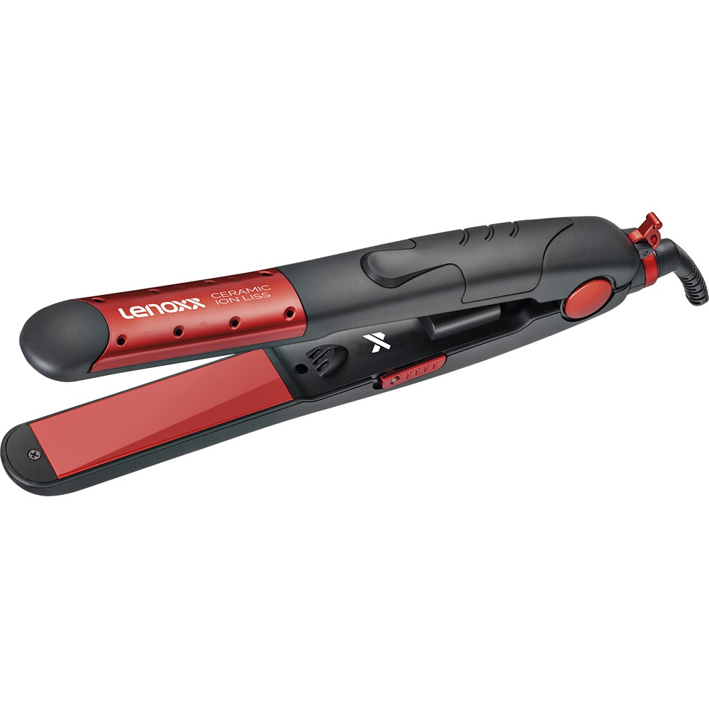 Prancha Alisadora Ceramic Ion Liss Red Bivolt Lenoxx