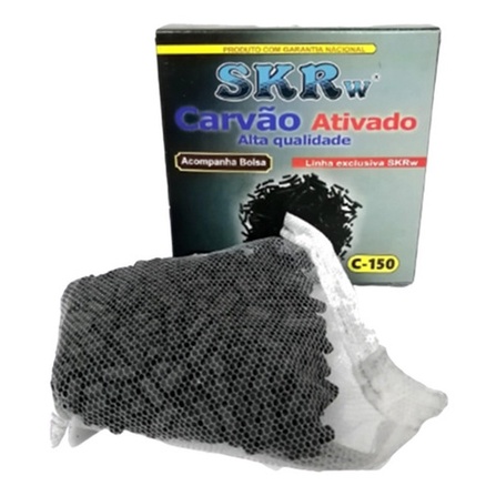 Carvão Ativado Peletizado Com Bolsa - Skrw C-150 -150g em Oferta na Shopee