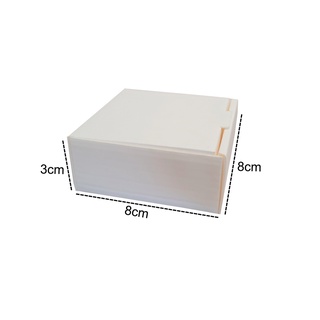 10 Caixas De Papelão Branco Bijouteria 8x8x3 Montável Envios