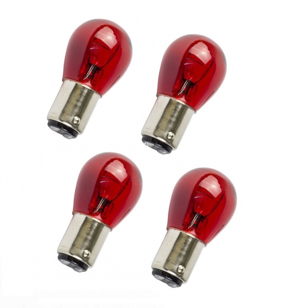 4 Lampada 2 Polos Lanterna Freio Vermelha Yamasida 071505