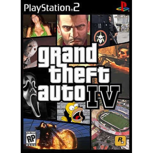 Grand Theft Auto 4 GTA Playstation 2 Shopee Brasil