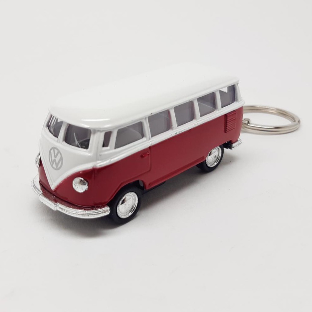 Chaveiro Miniatura Volkswagem Kombi 1962 Metal Fricção 1/64