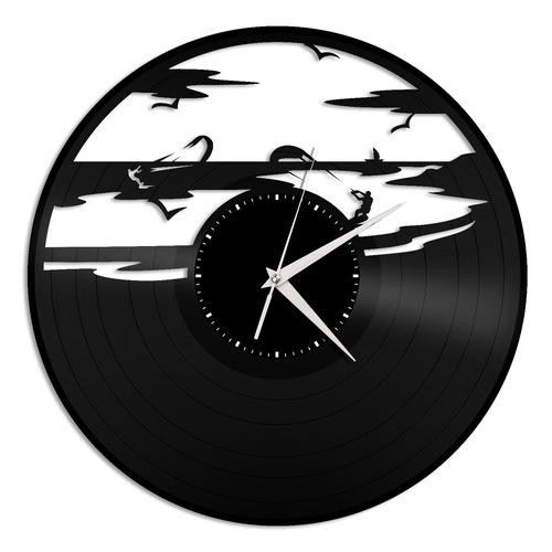Kitesurf - Relógio Disco De Vinil Decoração