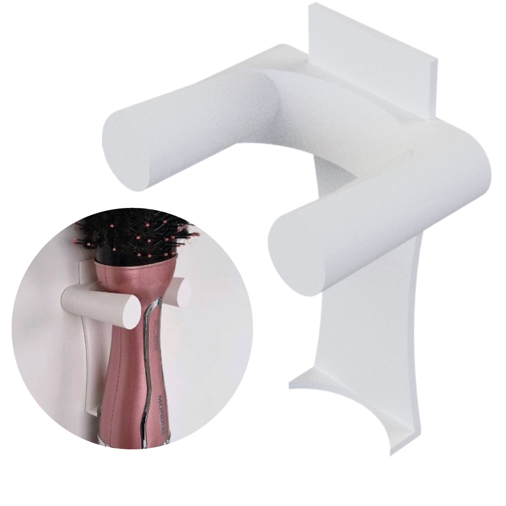 Suporte para Escova Secadora Universal Branco