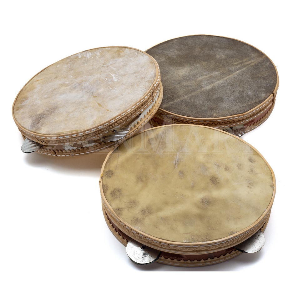 Instrumento Musical Pandeiro 20cm Grande 8 Polegadas