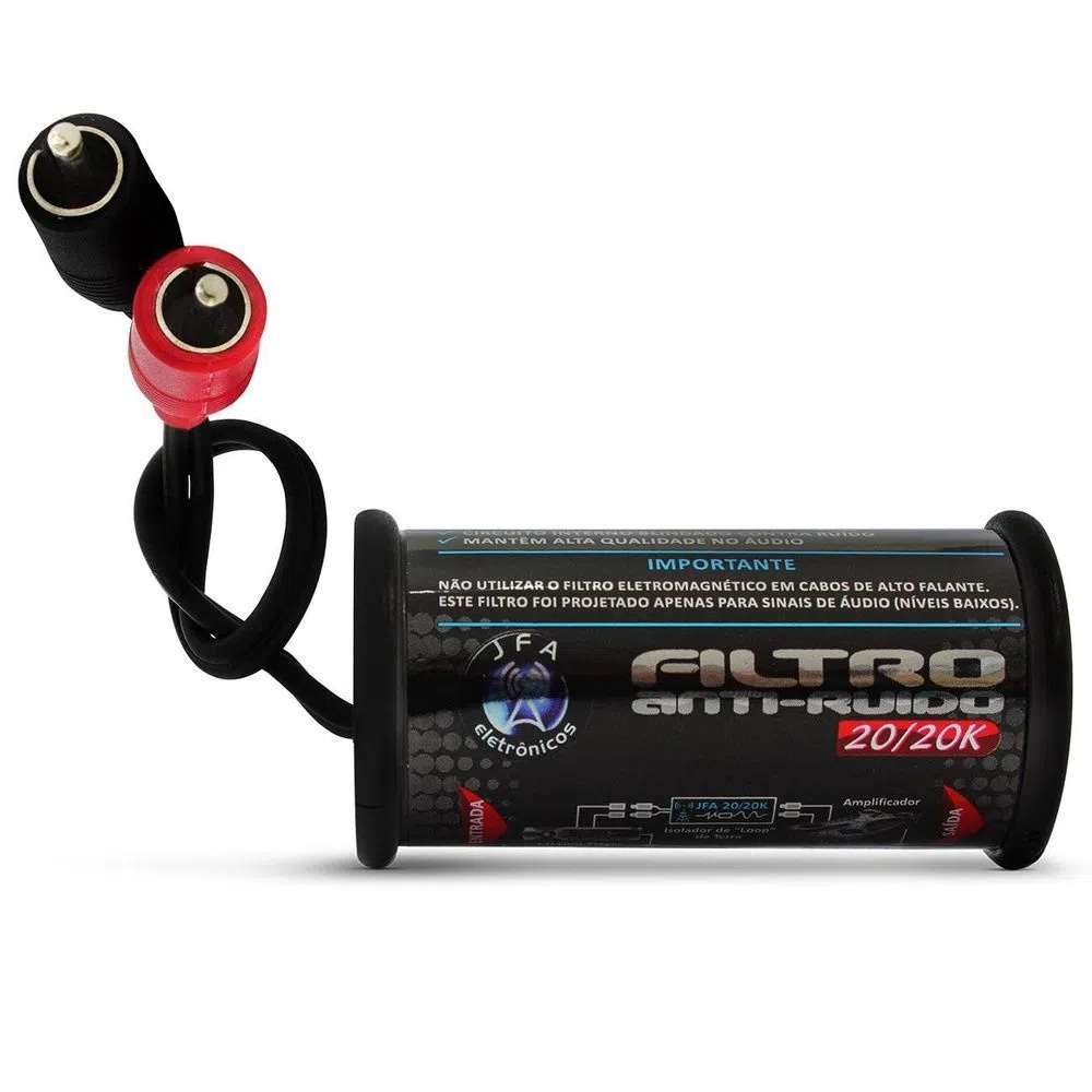 Filtro Anti Ruído Jfa P/ Rca 20/20K Cd Dvd Eletromagnético Stereo em Oferta na Shopee