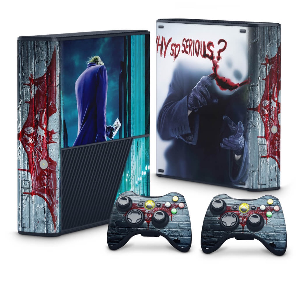 Skin Adesivo Xbox 360 Super Slim - Coringa Joker #A