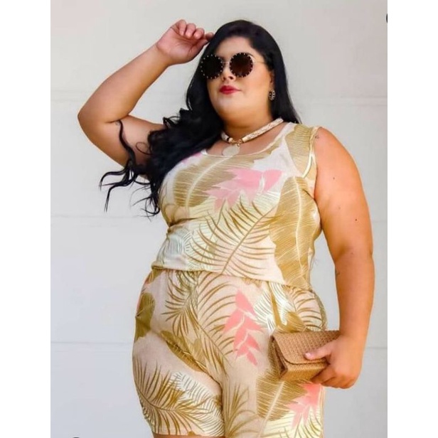 macaquinho plus size em viscolaycra tamanho G3 veste até 54