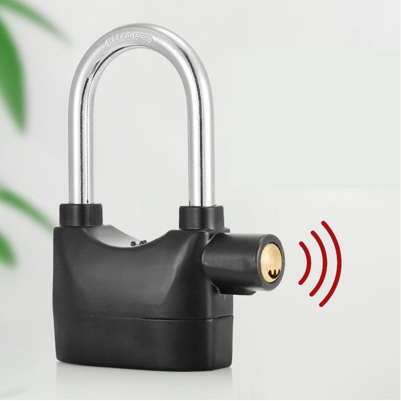 Cadeado Com Alarme Grande Prova De Água Antifurto Moto Bicicleta Portão Casa em Oferta na Shopee